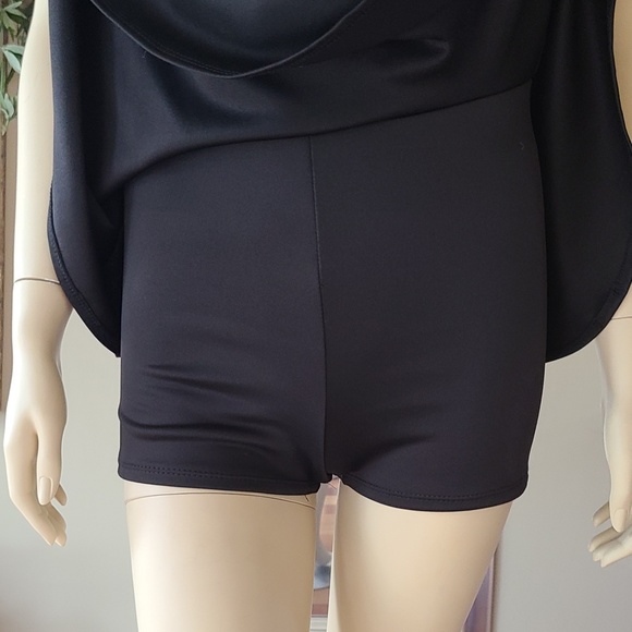 DRESSY BLACK ROMPER DRESS - Picture 11 of 13